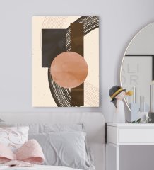 BK Gift Yatak Odası Konseptli Kanvas Tablo 50x70cm-48