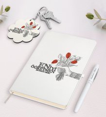 Kişiye Özel En İyi Öğretmen Beyaz Defter Kalem Ve Anahtarlık Hediye Seti-7