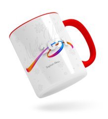 BK Gift Kişiye Özel 2023 Mutlu Yıllar Kırmızı Kupa Bardak-4