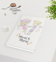 Kişiye Özel Sevgililer Günü Beyaz Defter-63