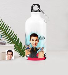 Kişiye Özel Bay Avukat Karikatürlü Metal Suluk (500 ml.) 3