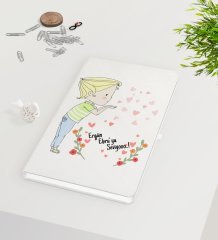 Kişiye Özel Sevgililer Günü Beyaz Defter-61