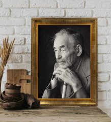 Kişiye Özel Altın Yaldız Çerçeveli A3 Tablo