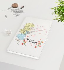Kişiye Özel Sevgililer Günü Beyaz Defter-60
