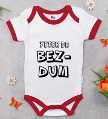 BK Kids Bezdum Tasarımlı Kırmızı Bebek Body Zıbın-3