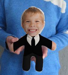 BK Gift Kişiye Özel Fotoğraflı Patron Çocuk Bebek Yastık
