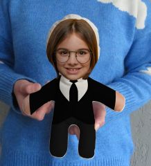 BK Gift Kişiye Özel Fotoğraflı Patron Çocuk Bebek Yastık