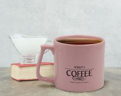 BK Gift Kişiye Özel İsimli Tarihli Pastel Pembe Middle Kupa Bardak, Arkadaşa Hediye, Ev Hediyesi, Doğum Günü Hediyesi, Ofis Hediyesi-2