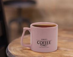 BK Gift Kişiye Özel İsimli Tarihli Pastel Pembe Middle Kupa Bardak, Arkadaşa Hediye, Ev Hediyesi, Doğum Günü Hediyesi, Ofis Hediyesi-2