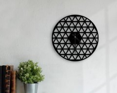 BK Home Dekoratif 45cm Ahşap Duvar Saati-88