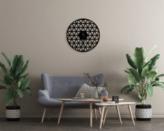 BK Home Dekoratif 45cm Ahşap Duvar Saati-88