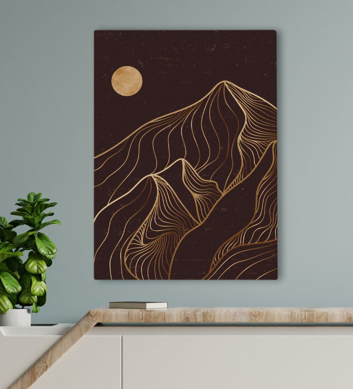 BK Gift Otel Odası Konseptli Kanvas Tablo 70x100cm-114