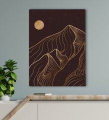 BK Gift Otel Odası Konseptli Kanvas Tablo 70x100cm-114