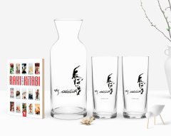 Kişiye Özel Renkli Baskılı Atatürk Temalı İkili Rakı Bardağı Karaf ve Cep Kitabı Hediye Seti-21