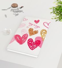 Kişiye Özel Sevgililer Günü Beyaz Defter-50