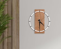 BK Home Dekoratif 45cm Ahşap Duvar Saati-85