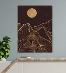 BK Gift Otel Odası Konseptli Kanvas Tablo 70x100cm-113