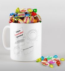 Kişiye Özel Bilişim Teknolojileri Öğretmeni Kupa ve Haribo Şeker Hediye Seti-1