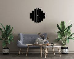 BK Home Dekoratif 45cm Ahşap Duvar Saati-83