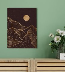 BK Gift Otel Odası Konseptli Kanvas Tablo 30x50cm-112