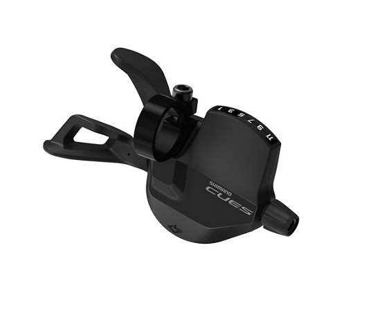 SHIMANO CUES Vites kolu SLU600011R 11 Vites Rapidfire+ Kelepçeli bant Görsel vites kadranı ile