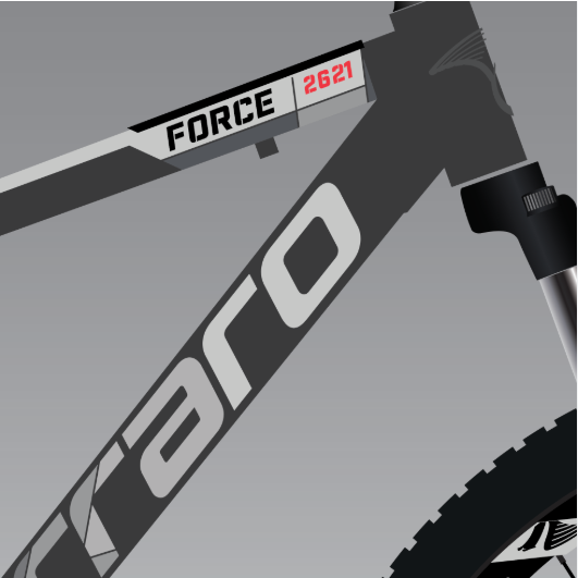 CARRARO FORCE 950 HD 48cm KADRO 29 JANT MAT ANTRASİT-KIRMIZI BİSİKLET