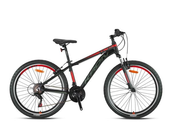 KRON XC75 V-FREN 27,5 JANT 17cm KADRO SİYAH-KIRMIZI-FÜME BİSİKLET