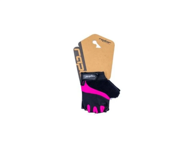 BİSİKLET ELDİVEN RAPTOR - Cırtlı Eldiven - PemBE - XSmall