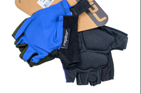 BİSİKLET ELDİVEN RAPTOR MAVİ CIRTLI (M) BEDEN