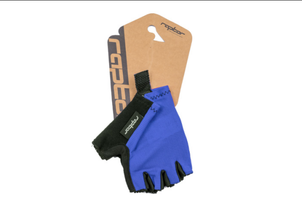 BİSİKLET ELDİVEN RAPTOR MAVİ CIRTLI (M) BEDEN