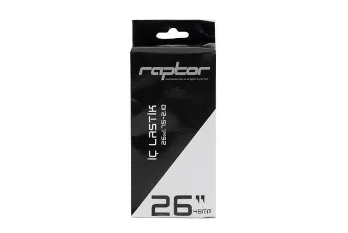 BİSİKLET LASTİĞİ RAPTOR - İç Lastik - 26 x 1.75-2.10 AV48 - Siyah