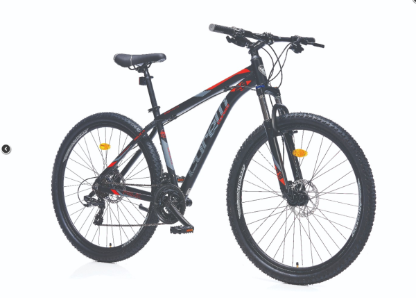 CORELLİ FELIX 1.1 HD 27,5 JANT 20cm KADRO SİYAH-KIRMIZI BİSİKLET