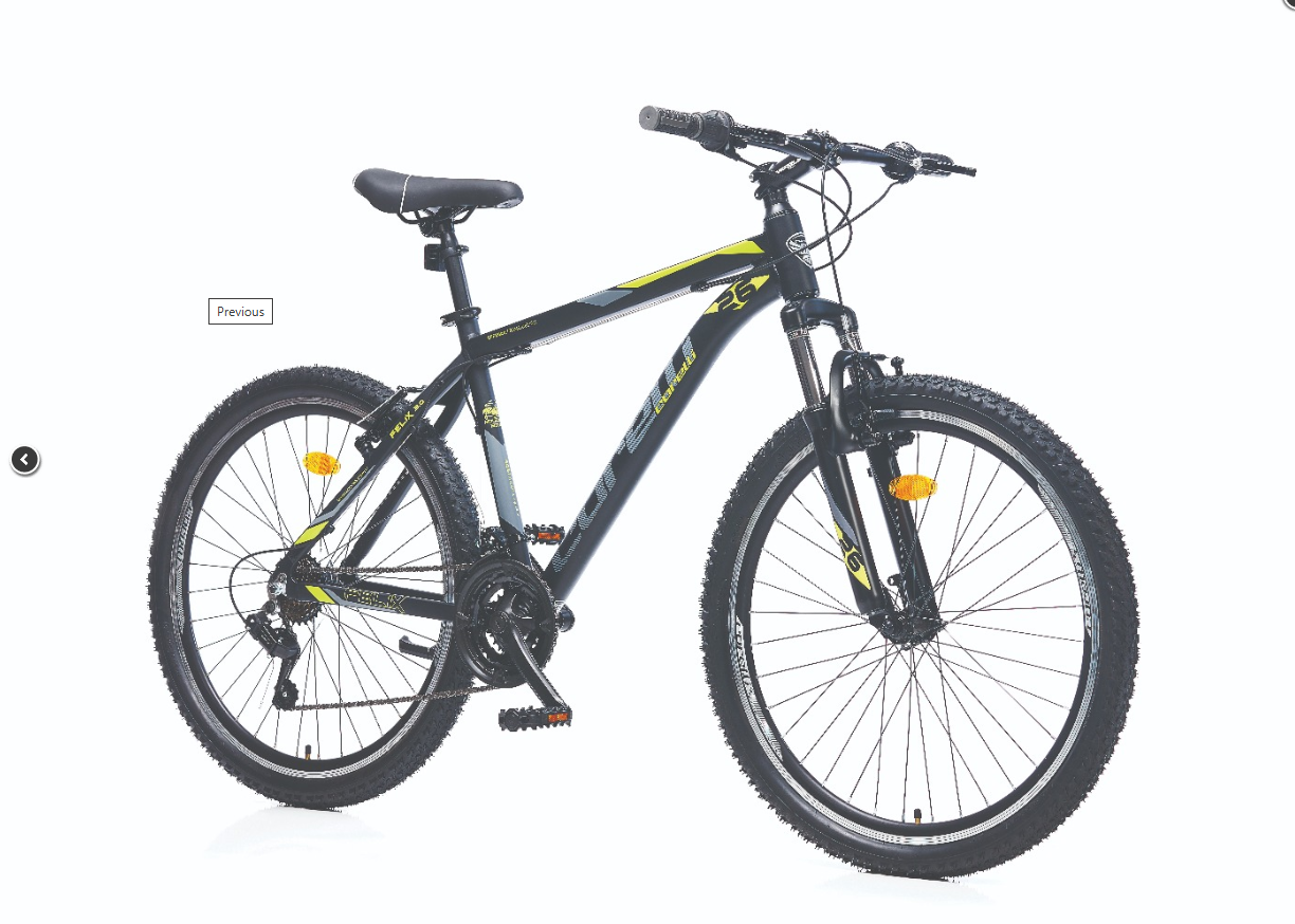 CORELLİ FELIX 3.2 V-FREN 24 JANT 14cm KADRO SİYAH-SARI BİSİKLET
