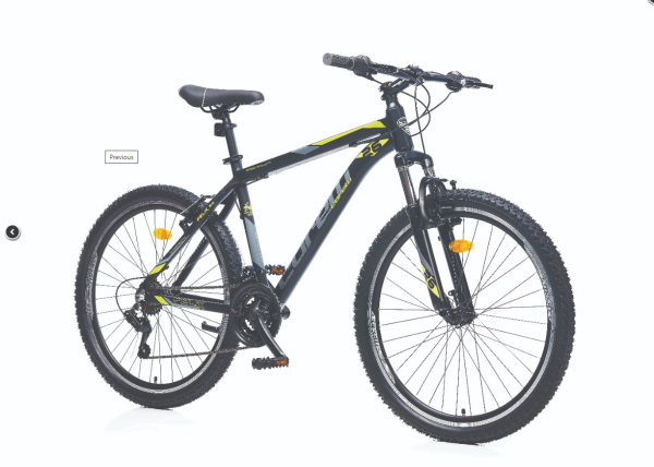 CORELLİ FELIX 3.2 V-FREN 24 JANT 14cm KADRO SİYAH-SARI BİSİKLET