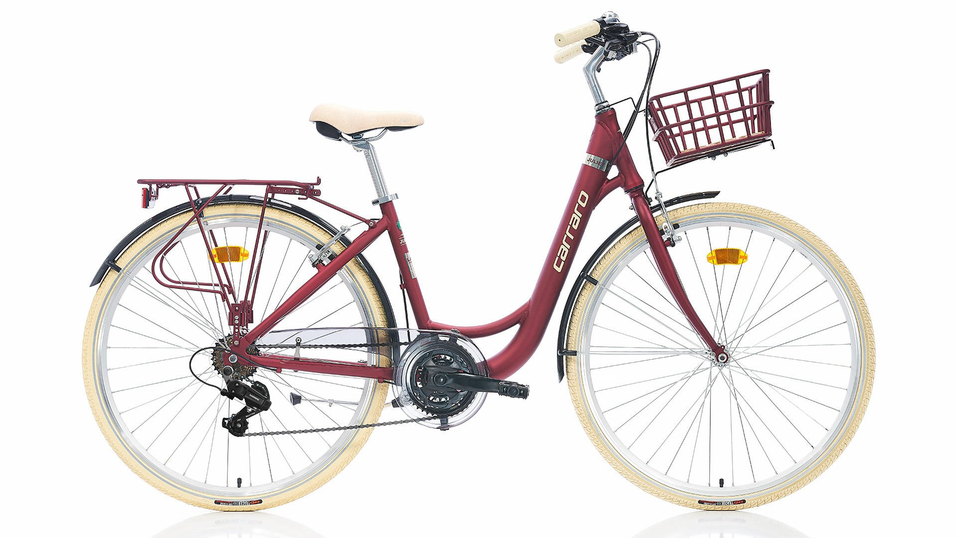 CARARO JULIET 28 JANT MAT KIRMIZI-KROM 43cm KADRO