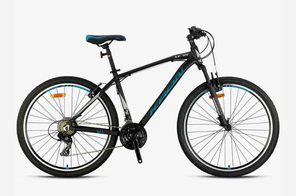 KRON XC75 V-FREN 27,5 JANT 16cm KADRO SİYAH-TURKUAZ-BEJ BİSİKLET