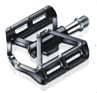 Briviga PEDAL HF-606 PLATFORM ALÜMİNYUM CNC CR-MO MİL SİYAH 110x100mm 361g/pr