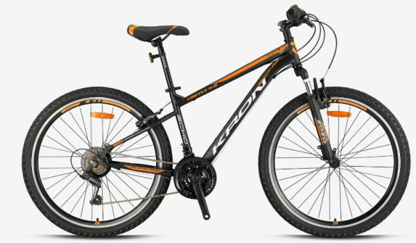 KRON VORTEX 4.0 V-FREN 24 JANT BİSİKLET SİYAH-TURUNCU