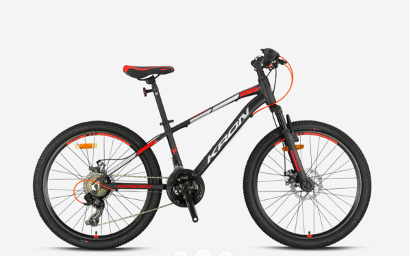 KRON XC75 V-FREN 24 JANT 13 cm KADRO SİYAH-KIRMIZI BİSİKLET