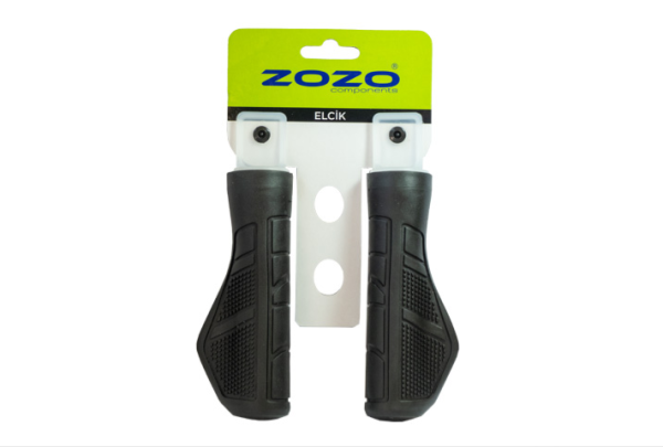 BİSİKLET ELCİK ZOZO - G331 Ergonomik Elcik - Siyah 133 mm