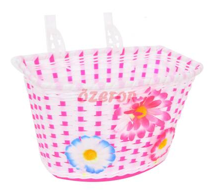 BİSİKLET ÖN SEPET ÖRGÜ PEMBE