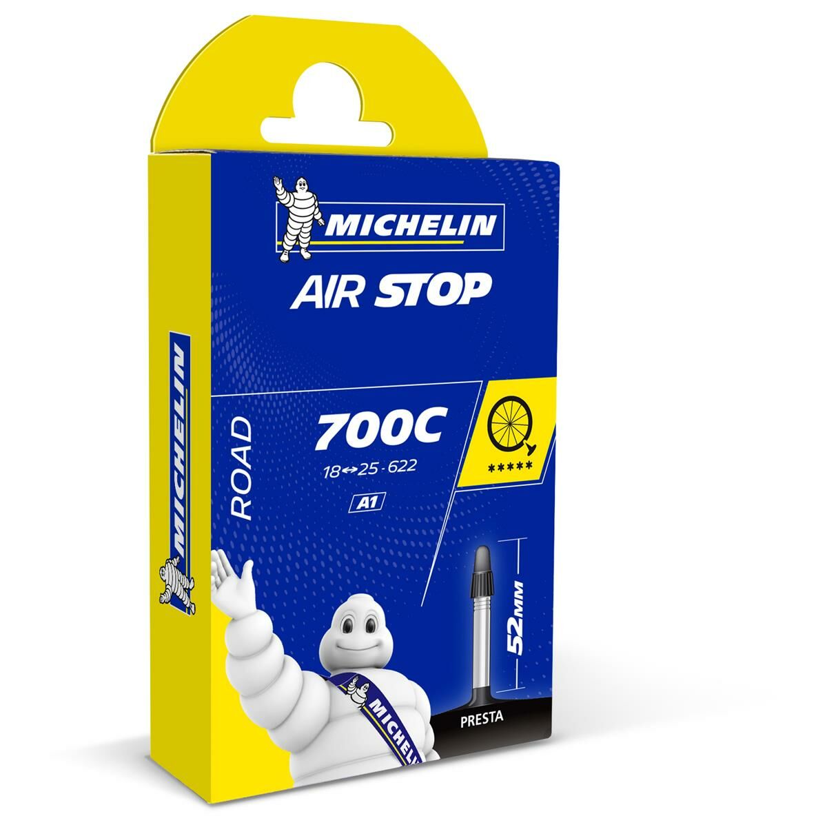 Mıchelın İç Lastik AirStop 700x18-25 Presta 52mm A1 93g