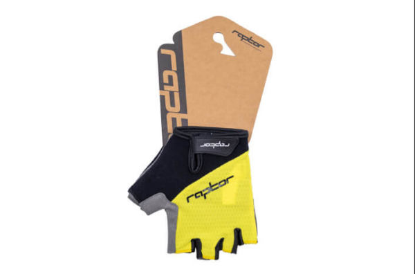 RAPTOR CIRTLI ELDİVEN SİYAH-SARI LARGE