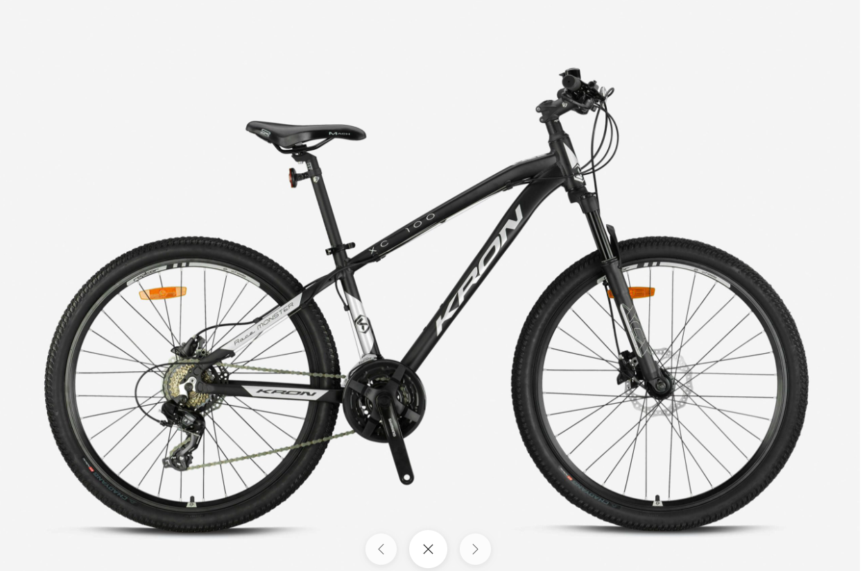 KRON XC100HD 29 JANT 17cm KADRO SİYAH-GRİ BİSİKLET