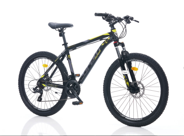 CORELLİ FELIX 1.2 HD 24 JANT 14cm KADRO SİYAH-SARI BİSİKLET