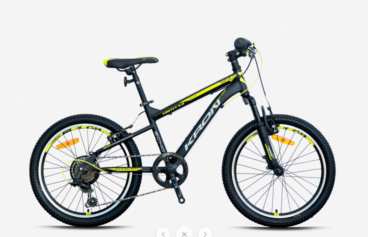 KRON VORTEX 4.0 20 JANT SİYAH-SARI BİSİKLET
