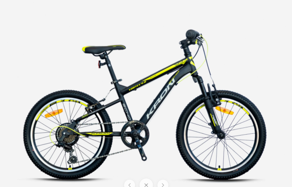 KRON VORTEX 4.0 20 JANT SİYAH-SARI BİSİKLET