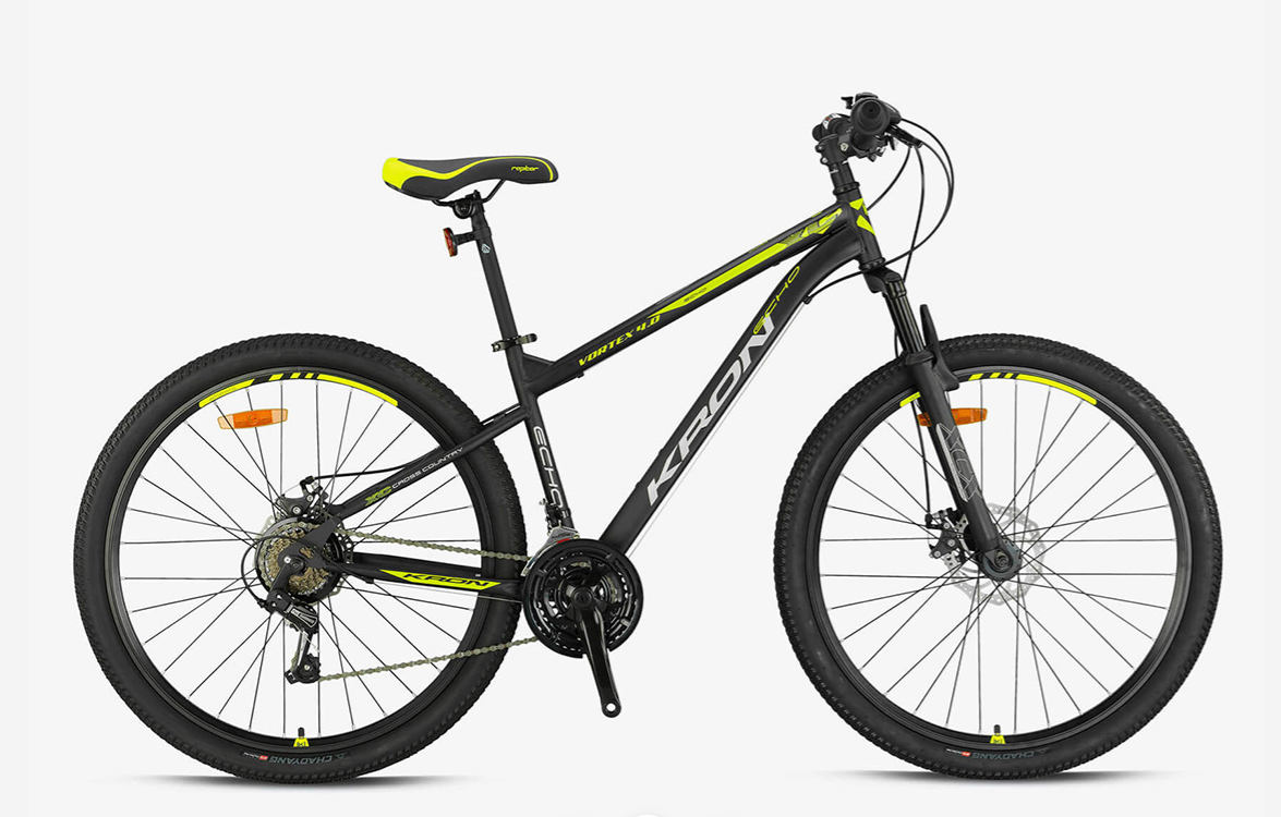 KORN VORTEX 4.0 MD 27,5 JANT 15cm KADRO SİYAH-SARI BİSİKLET