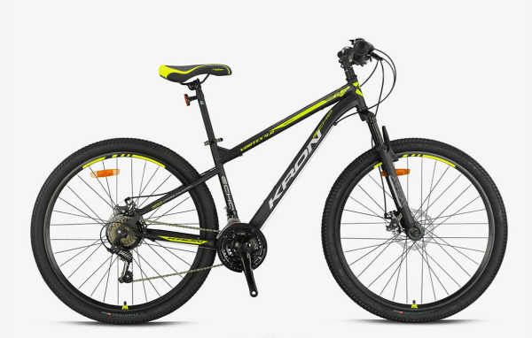 KORN VORTEX 4.0 MD 27,5 JANT 15cm KADRO SİYAH-SARI BİSİKLET
