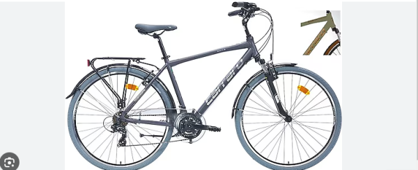 CARRARO ELITE 704 48cm KADRO 28 JANT MET. YEŞİL-KAHVE-BAKIR BİSİKLET
